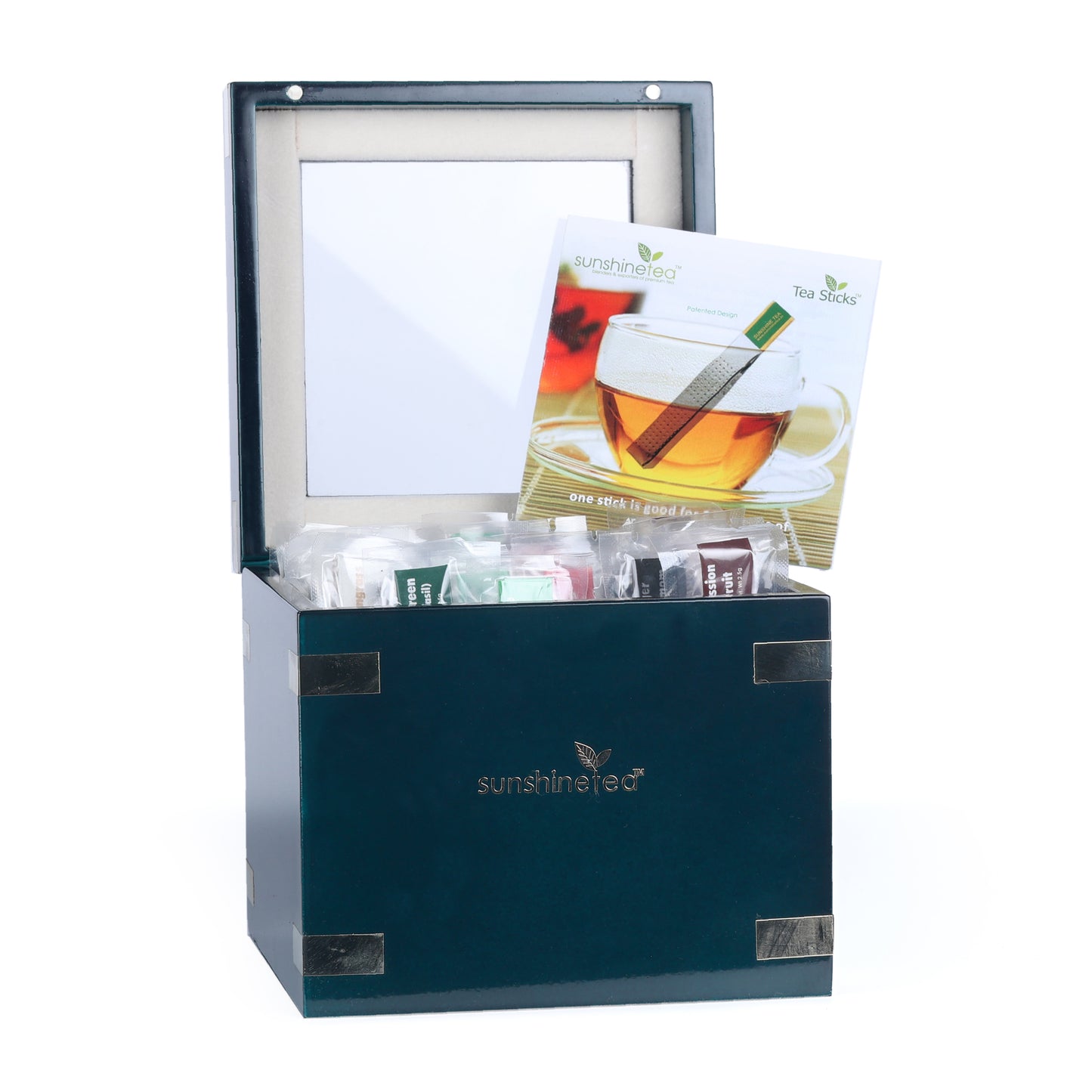 DESIGNER GIFT BOX OF 36 STICKS ( COLOUR: BOTTLE GREEN )