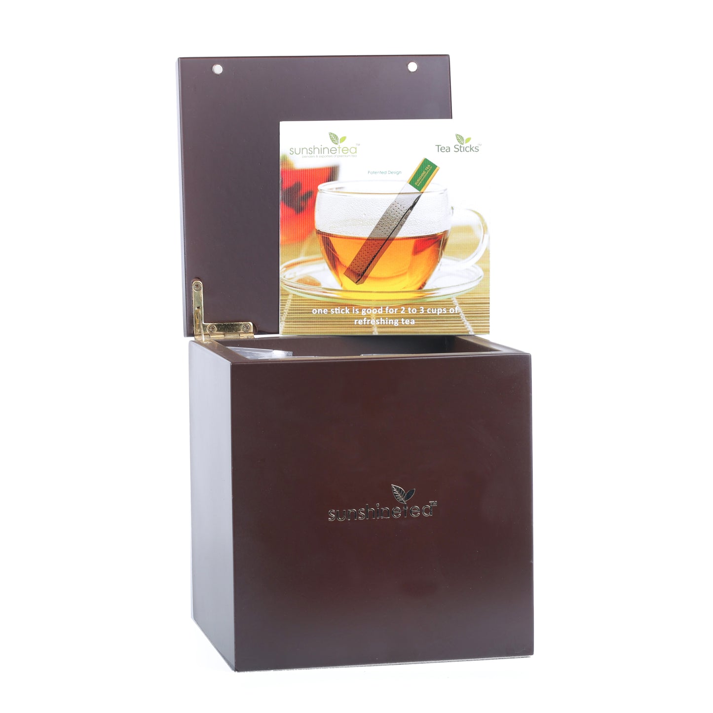 DESIGNER GIFT BOX OF 25 STICKS (COLOUR: BROWN)