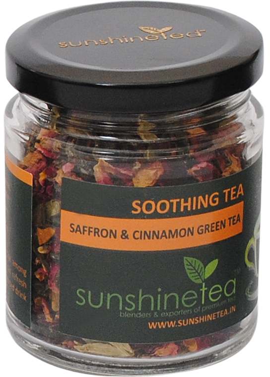 SAFFRON & CINNAMON GREEN TEA