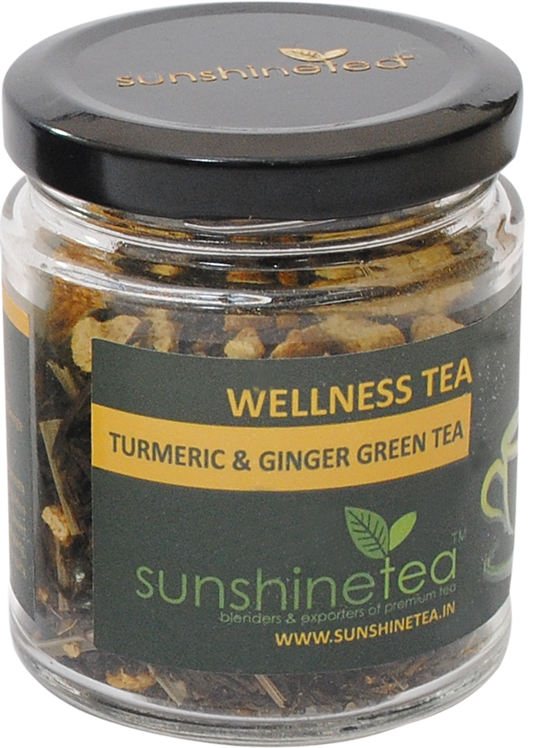 TURMERIC & GINGER GREEN TEA