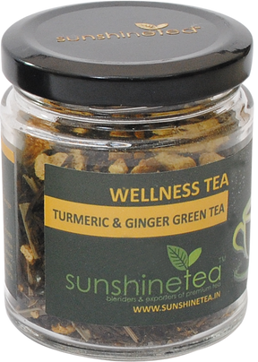TURMERIC & GINGER GREEN TEA