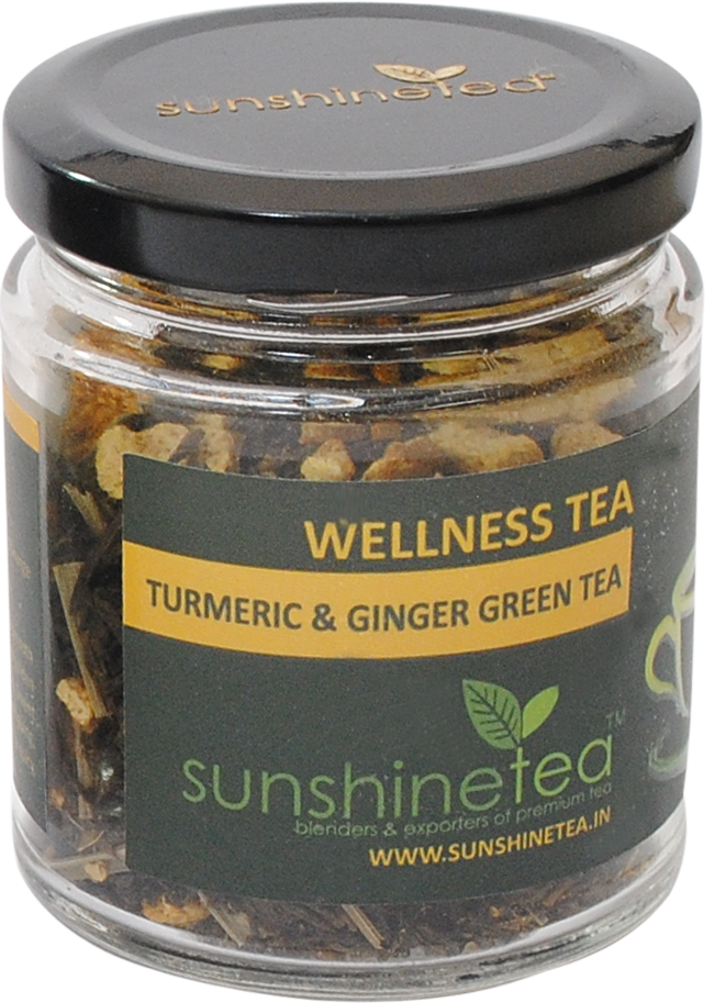 TURMERIC & GINGER GREEN TEA