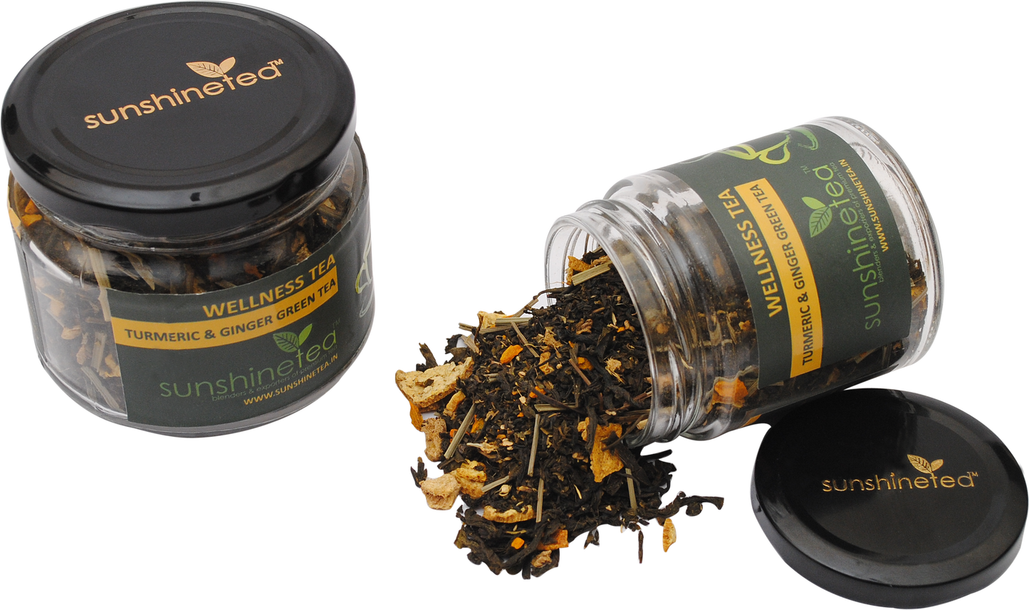 TURMERIC & GINGER GREEN TEA