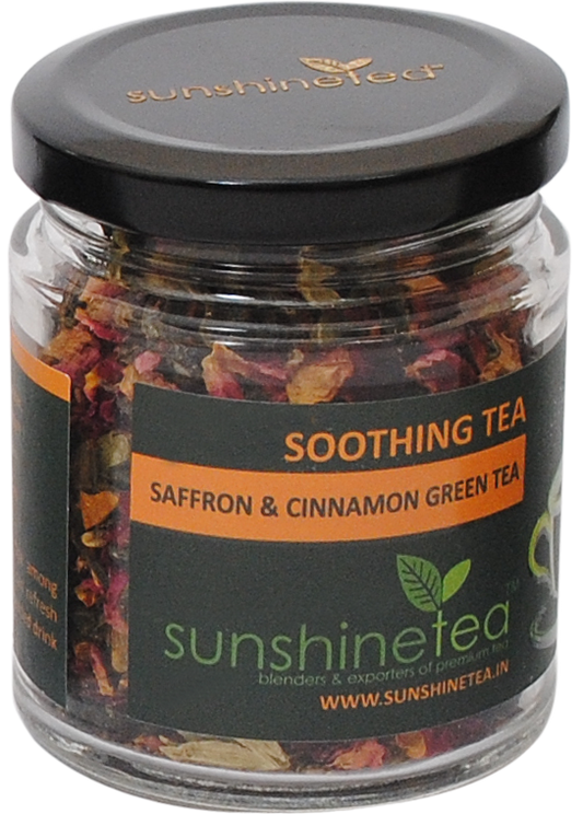 SAFFRON & CINNAMON GREEN TEA